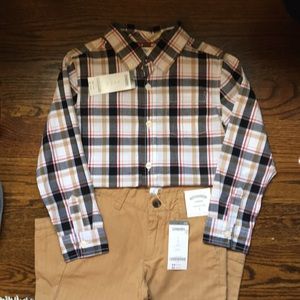 Gymboree All Dressed Up Button Down and Long Pants